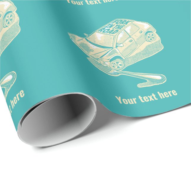 Bälten i bilolyckan presentpapper (Rullad Hörn)