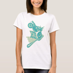 Bälten i motorcykelkraschen t shirt