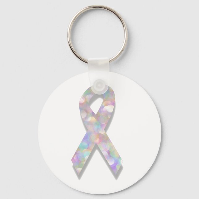 Bälten med ärtlig lungcancer nyckelring (Framsida)
