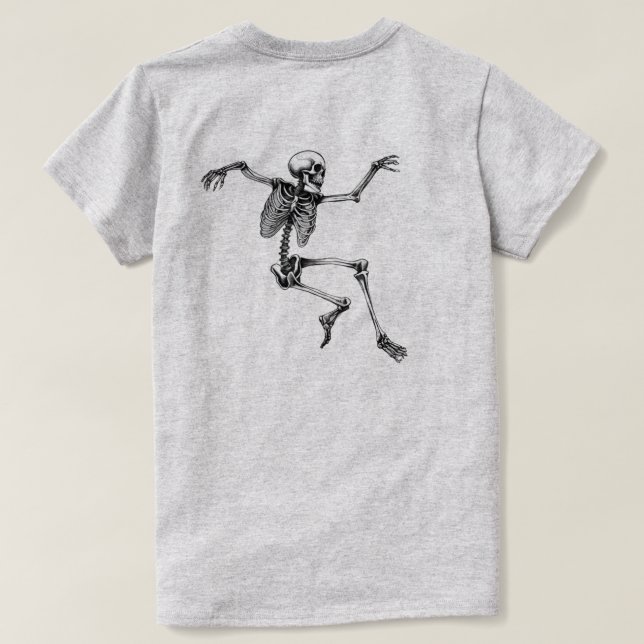 Balter Dancing Skeleton T-shirt (Design baksida)