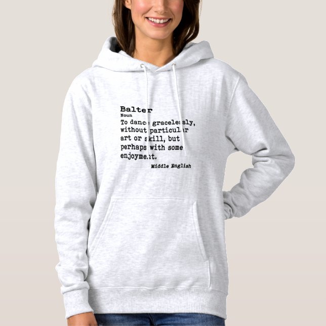 Balter: Light Färgad Hoodie T Shirt (Framsida)
