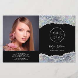 Bältesbroschyr från glitter vid silver-bestigning