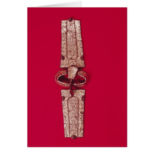 Bältet spänner fast, från kyrkogården hälsningskort (Framsidan)