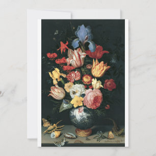 Balthasar van der Ast - Chinese Vas med Flowers Inbjudningar
