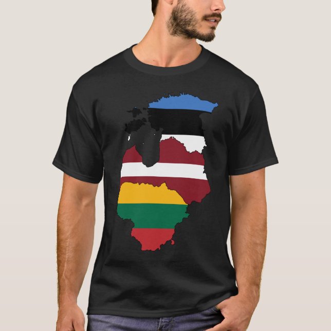 Baltic States Tee Shirt (Framsida)