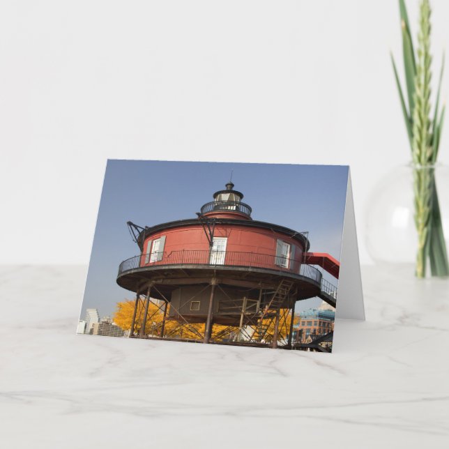 BALTIMER, MARYLAND. USA. Sju fot Helgkort (Framsida)