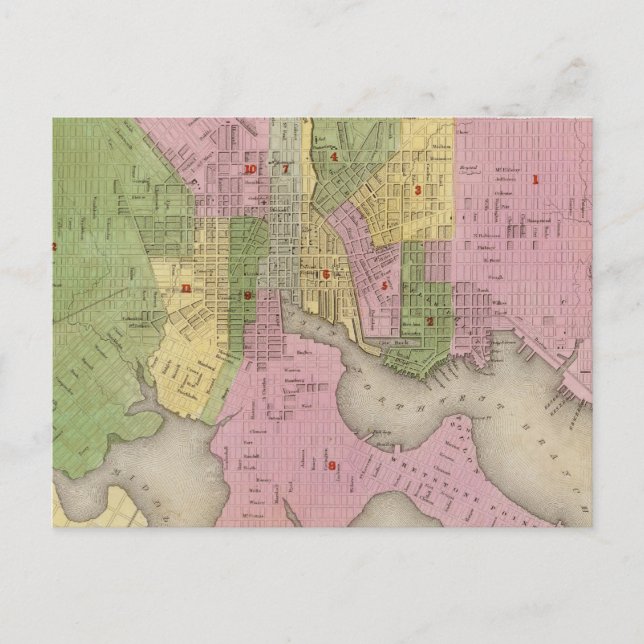 Baltimore 3 vykort (Framsida)