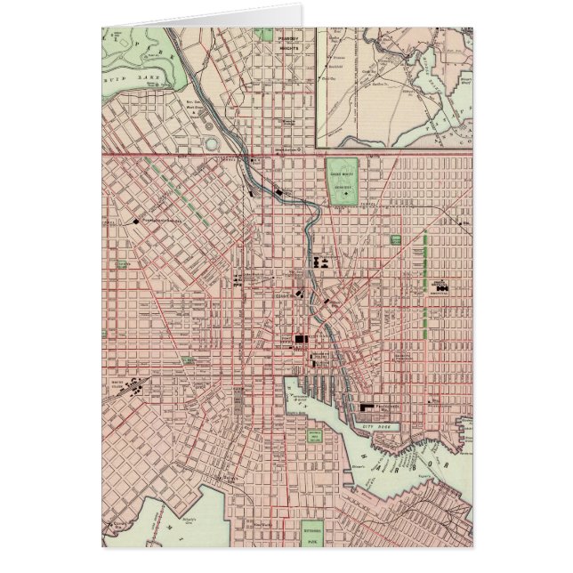 Baltimore 5 hälsningskort (Framsidan)