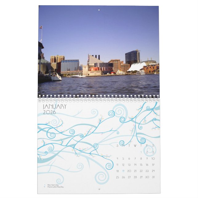 Baltimore akvarium kalender (Jan 2026)