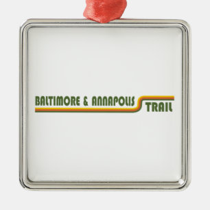 Baltimore & Annapolis Trail Julgransprydnad Metall