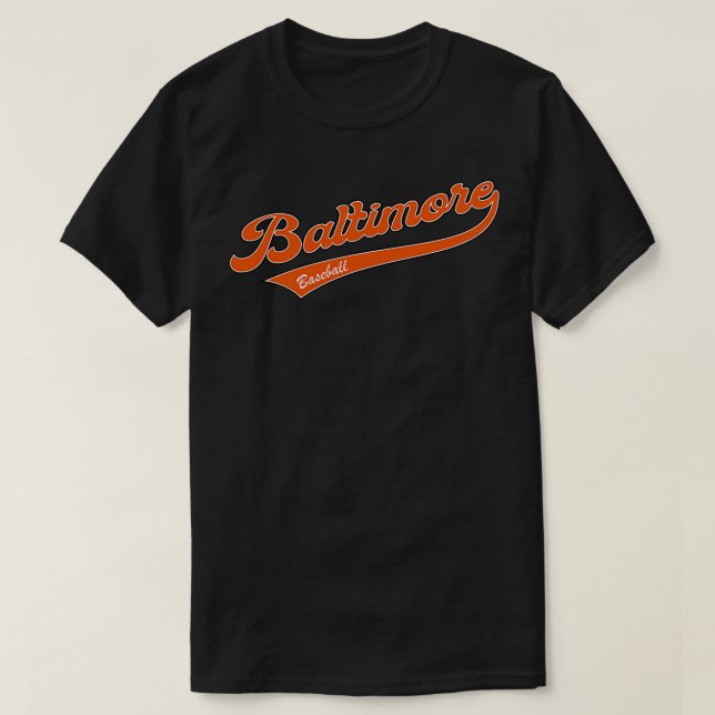 Baltimore Baseball T Shirt (Design framsida)