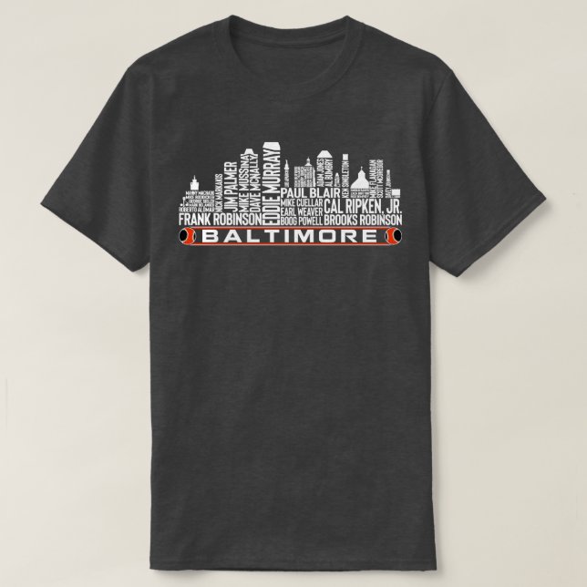Baltimore Baseball Team All Time Legends Baltimore T Shirt (Design framsida)