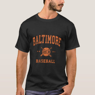 Baltimore Baseboll Retrostil T Shirt