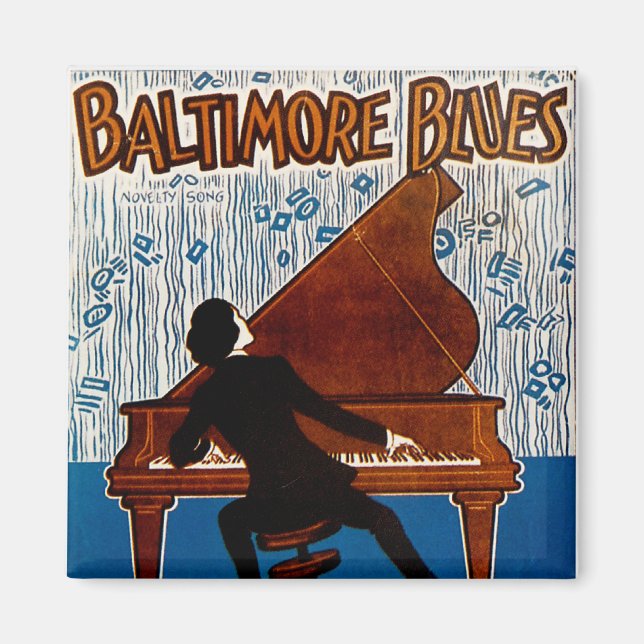 Baltimore Blues Magnet (Framsidan)