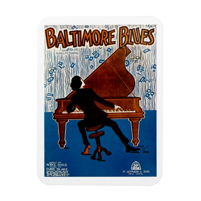 Baltimore Blues Magnet (Vertikal)