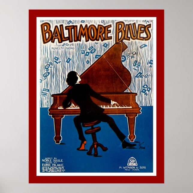 Baltimore Blues Poster (Framsidan)