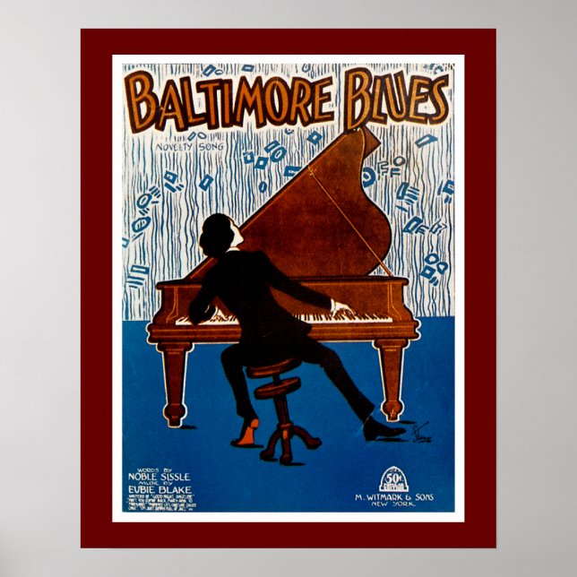 Baltimore Blues Poster (Framsidan)