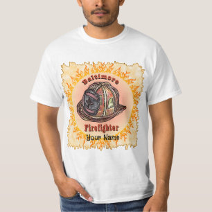 Baltimore-brandbekämpare t-shirt