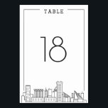 Baltimore Bröllop | BORDSNUMMER<br><div class="desc">Ett unikt bordsnummer i bröllop för ett giftermål som tar ställe i den vackra staden Baltimore i Maryland. Den har ett enklare bordsnummer som vilar över en stiliserad version av berömdens unika skylt. Den här artikeln ingår i en större samling för flera biet med artiklar som är skräddarsydda för före,...</div>