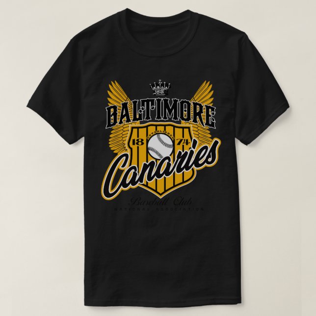 Baltimore Canaries T Shirt (Design framsida)