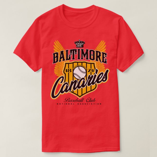 Baltimore Canaries T Shirt (Design framsida)
