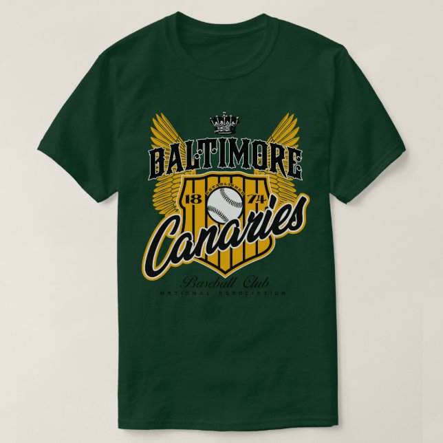 Baltimore Canaries T Shirt (Design framsida)