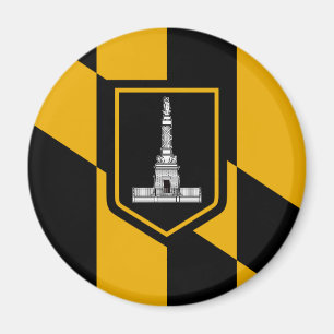Baltimore Flagga Magnet