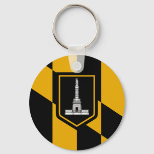 Baltimore Flagga Nyckelring