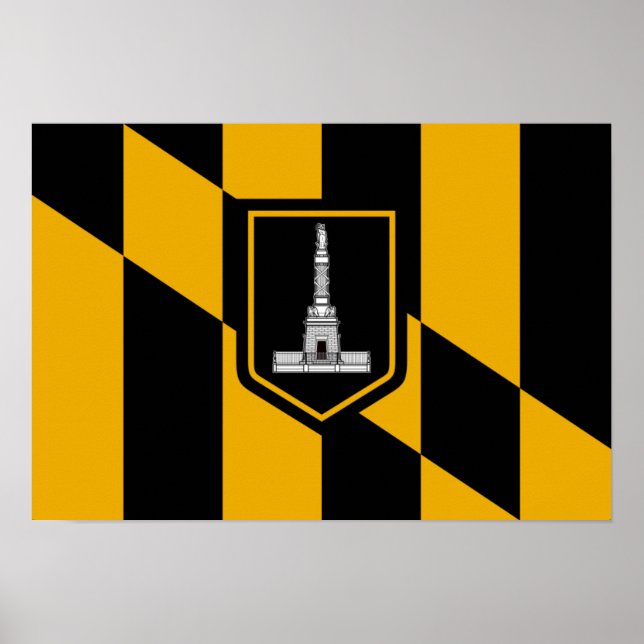 Baltimore Flagga Poster (Framsidan)