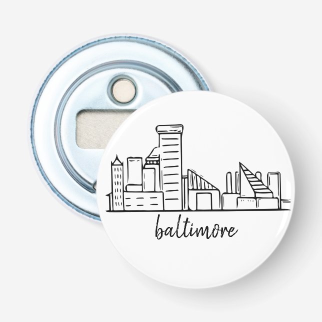 Baltimore flaskaöppnare flasköppnare (Framsidan)