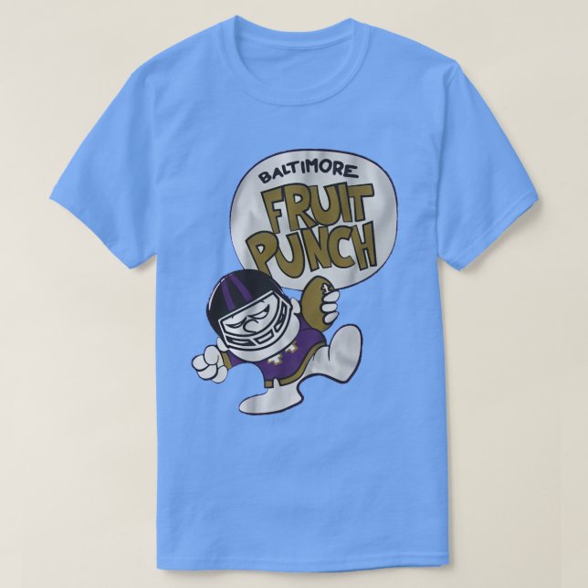 Baltimore-fruktslag för Ravens-fans T Shirt (Design framsida)