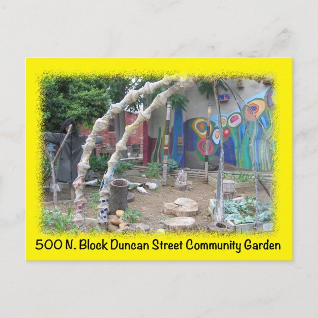 Baltimore Green Space Duncan St postcard Vykort (Framsida)