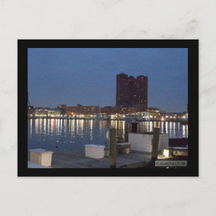 BALTIMORE HARBOR POSTCARD VYKORT