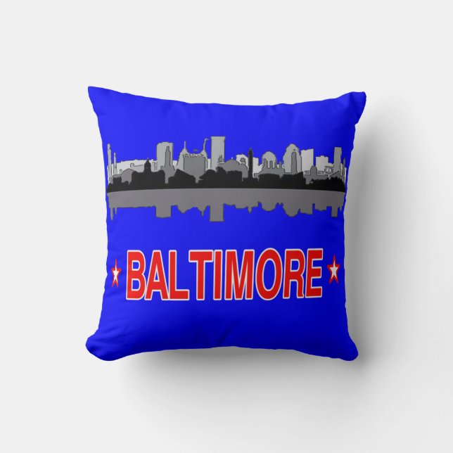 Baltimore Himlar Line Dekorativ kudde (Framsida)