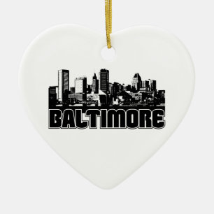 Baltimore horisont julgransprydnad keramik