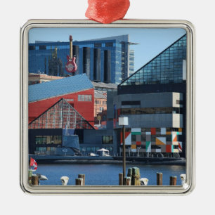 Baltimore Inner Harbour Julgransprydnad Metall