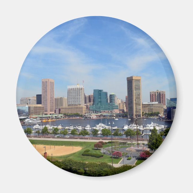 Baltimore Inner Harbour Magnet (Framsidan)