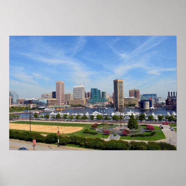 Baltimore Inner Harbour Poster (Framsidan)