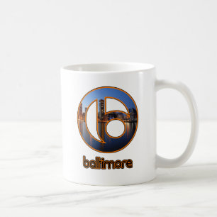 Baltimore inre hamn kaffemugg