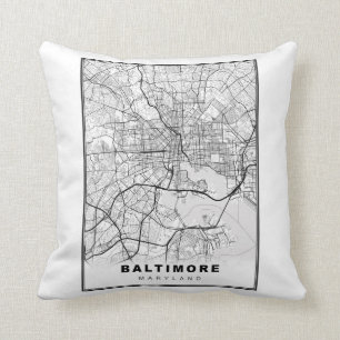 Baltimore Karta Kudde