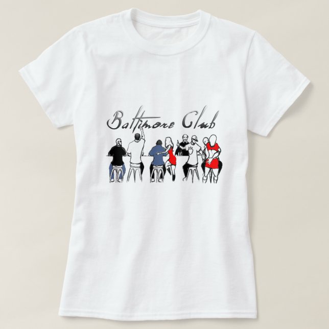 Baltimore-Klubb T-shirt (Design framsida)