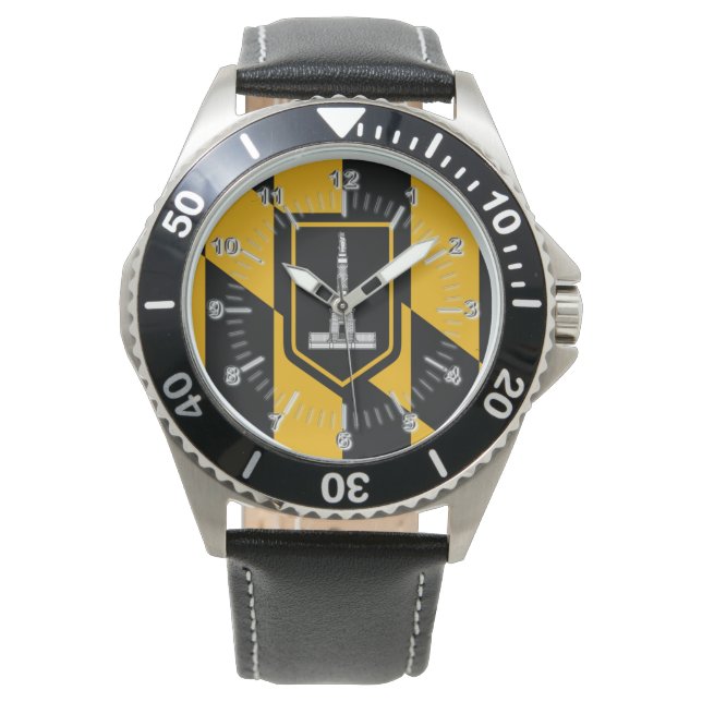 Baltimore (Maryland) City flagga Watch Armbandsur (Framsida)