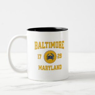 Baltimore Maryland College Universiteten Stil Två-Tonad Mugg