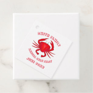 Baltimore Maryland Crab Feast Crustacean Seafood Gåvor Etiketter