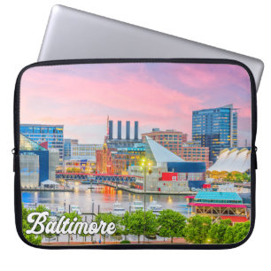 Baltimore, Maryland, Förenade Stater Laptop Fodral