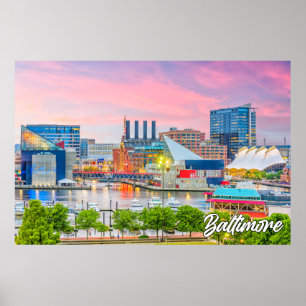 Baltimore, Maryland, Förenade Stater Poster