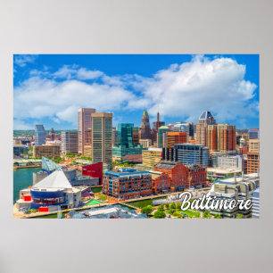 Baltimore, Maryland, Förenade Stater Poster