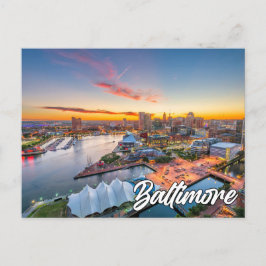 Baltimore, Maryland, Förenade Stater Vykort