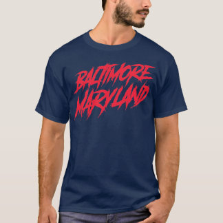 Baltimore Maryland Graffiti Stil T Shirt