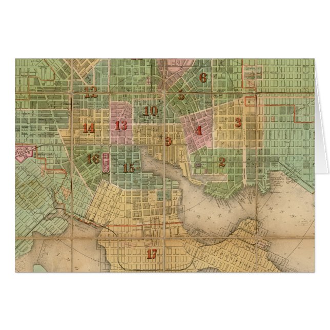 Baltimore, Maryland Hälsningskort (Framsidan Horizontal)